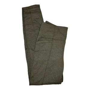 Athleta Herringbone High Rise Leggings Olive Green Women’s Size Medium